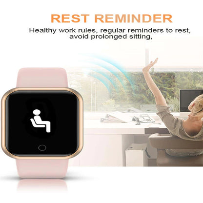 Men Smart Watch Women Watches Electronic Bracelet Message Remind Weather Clock Fitness Monitor Y68 Smartwatch For Android IOS