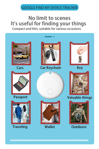 Mini Tag Gps Tracker Android Google Find My Gps Locator Air Tag Car Gps Tracking Device Gps Tracker Bicycle Electronics Security