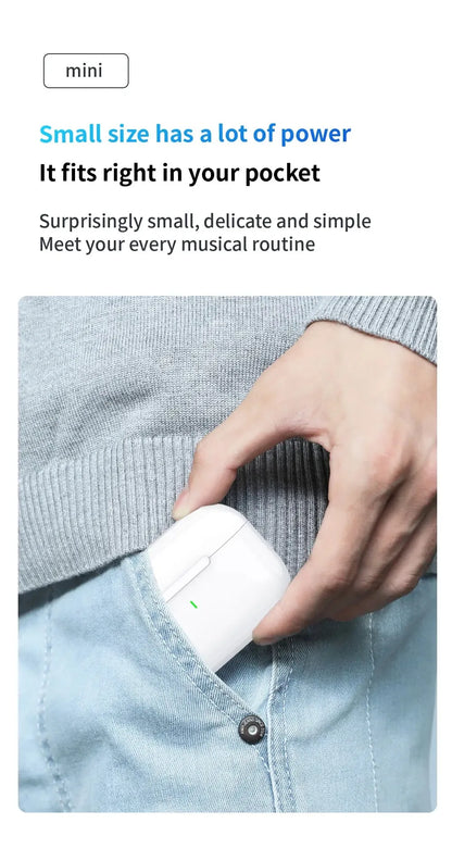 Original Air Pro True Wireless Bluetooth Earphones Headphones HiFi Sound Low Latency Noise Reduction Earbuds for IPhone Android