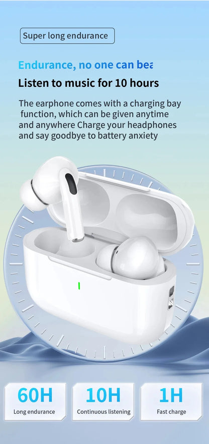Original Air Pro True Wireless Bluetooth Earphones Headphones HiFi Sound Low Latency Noise Reduction Earbuds for IPhone Android
