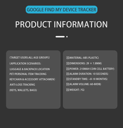 Mini Tag Gps Tracker Android Google Find My Gps Locator Air Tag Car Gps Tracking Device Gps Tracker Bicycle Electronics Security