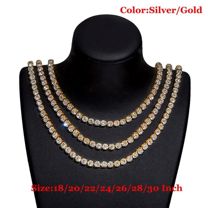 Elegant Cuban Chain Zircon Necklace Clavicle Chain CZ Diamonds Dazzling Shiny Bling Pendant Women Fashion Wedding Jewelry