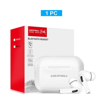 Original GREATWALL TWS Wireless Bluetooth Earphones HiFi HD Call Earbuds Music Headsets Touch Control With Built-In Microphone