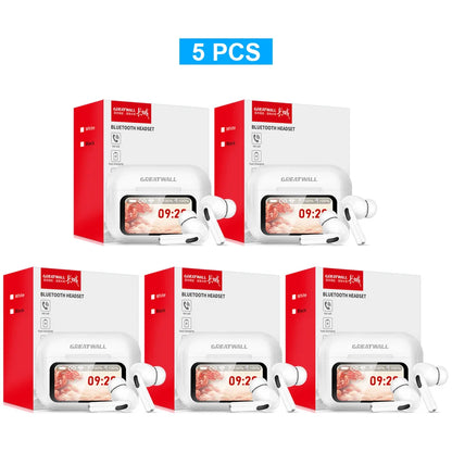 Original GREATWALL TWS Wireless Bluetooth Earphones HiFi HD Call Earbuds Music Headsets Touch Control With Built-In Microphone