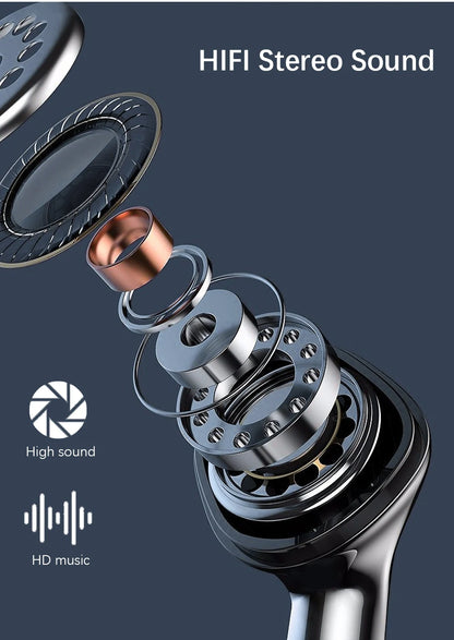 Original GREATWALL TWS Wireless Bluetooth Earphones HiFi HD Call Earbuds Music Headsets Touch Control With Built-In Microphone