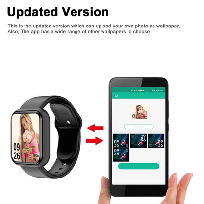 Men Smart Watch Women Watches Electronic Bracelet Message Remind Weather Clock Fitness Monitor Y68 Smartwatch For Android IOS
