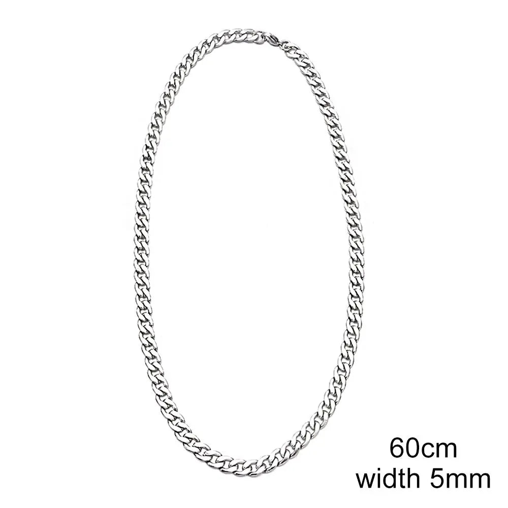 Elegant Cuban Chain Zircon Necklace Clavicle Chain CZ Diamonds Dazzling Shiny Bling Pendant Women Fashion Wedding Jewelry