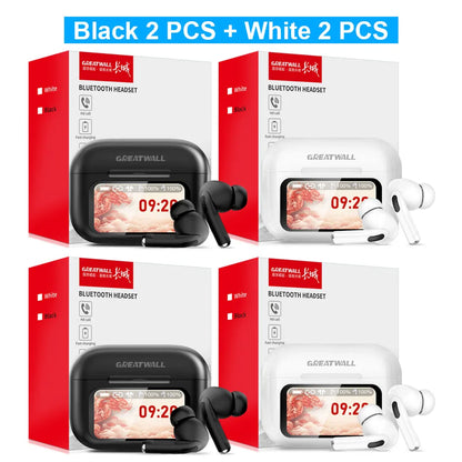 Original GREATWALL TWS Wireless Bluetooth Earphones HiFi HD Call Earbuds Music Headsets Touch Control With Built-In Microphone